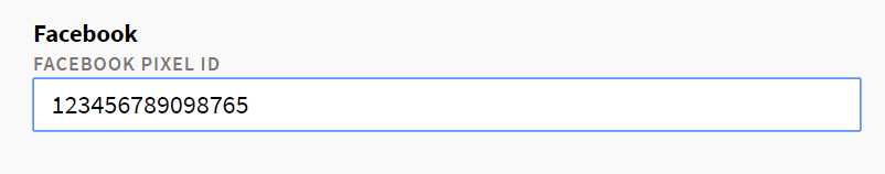 ThinkReservations facebook pixel id settings field